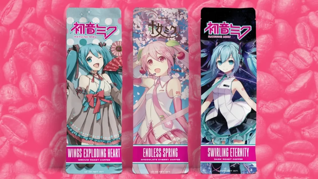 Official Hatsune Miku Organic Coffee Launches in the US