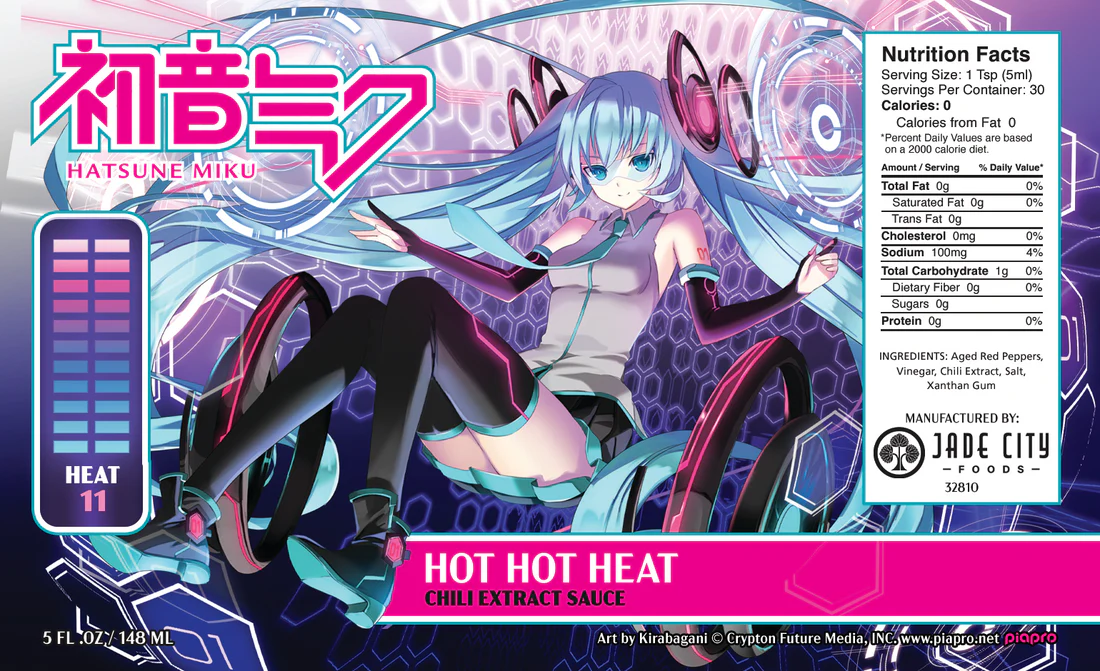 Miku Hot Sauce Collection 12