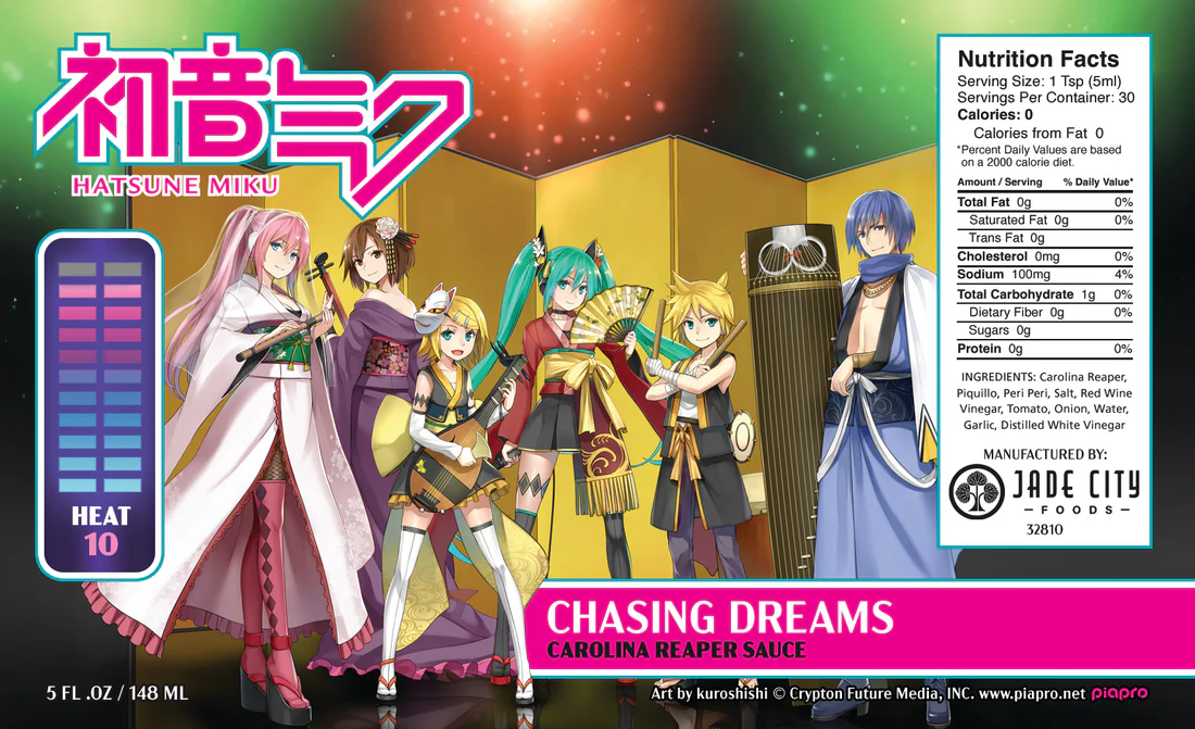 Miku Hot Sauce Collection 8