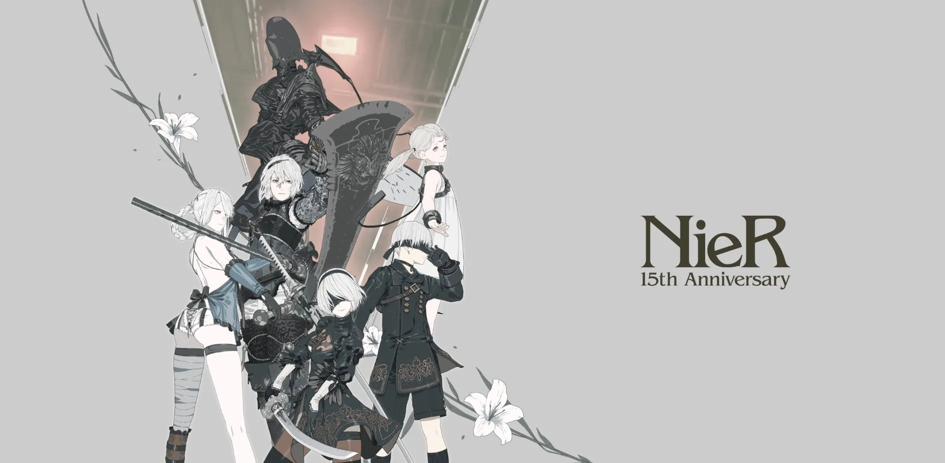 NIER 15TH generic key art