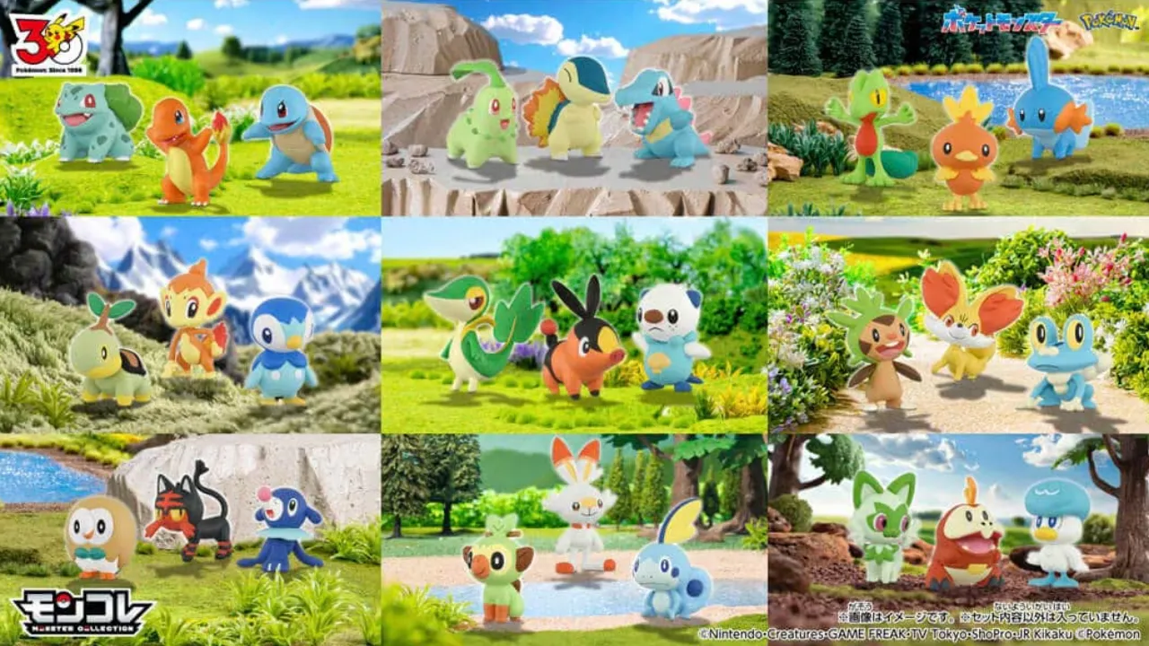 Pokémon 30th Anniversary Figure Sets