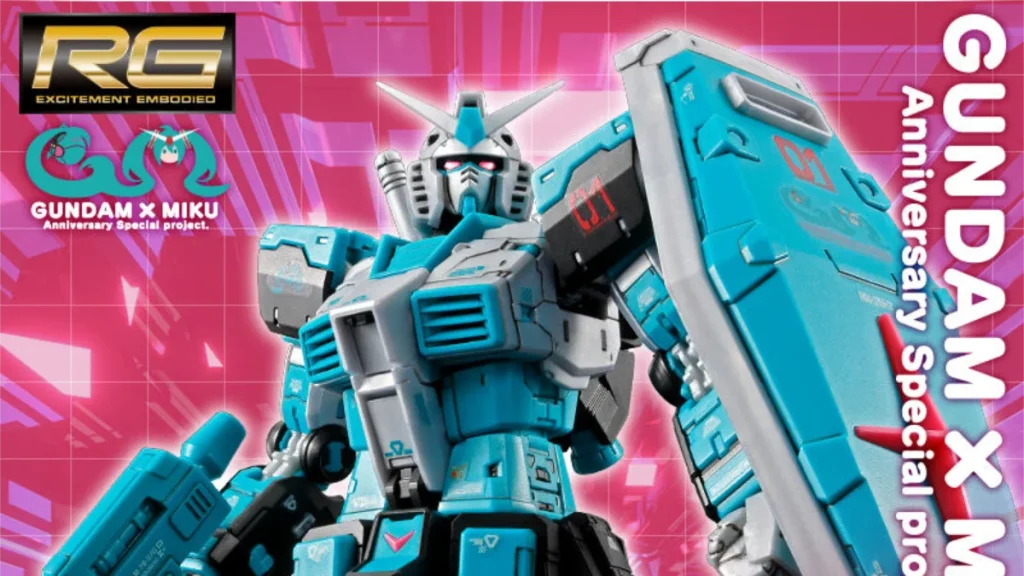 Bandai Launches Second Gundam x Hatsune Miku Collab Gunpla Kit