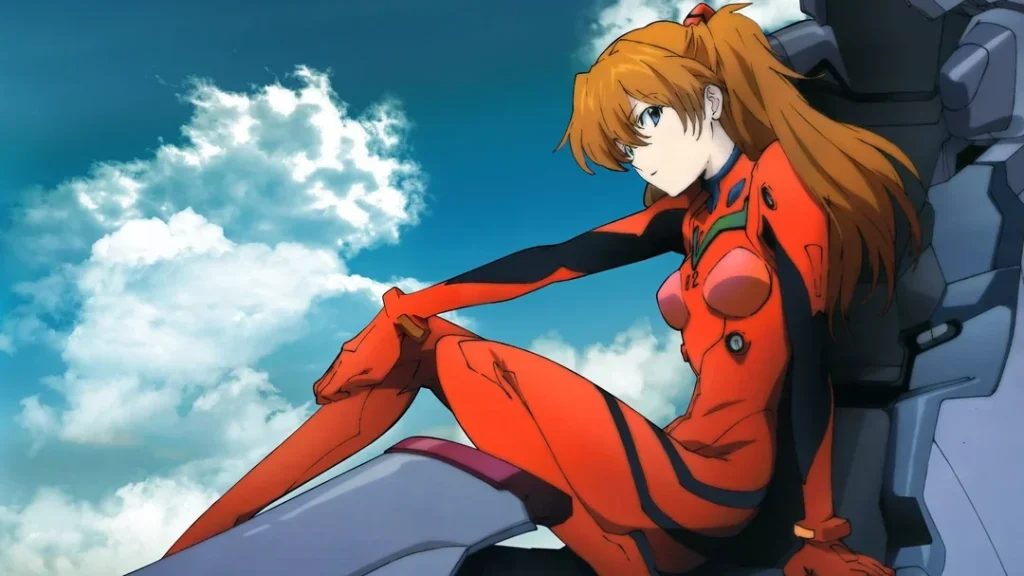 asuka evangelion character art screenshot