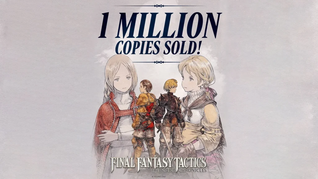 final fantasy tactics ivalice chronicles million sales