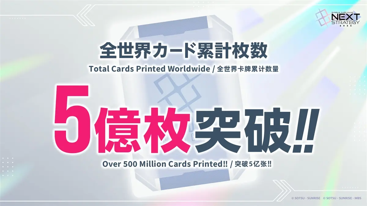 gundam card game 2026 roadmap 1