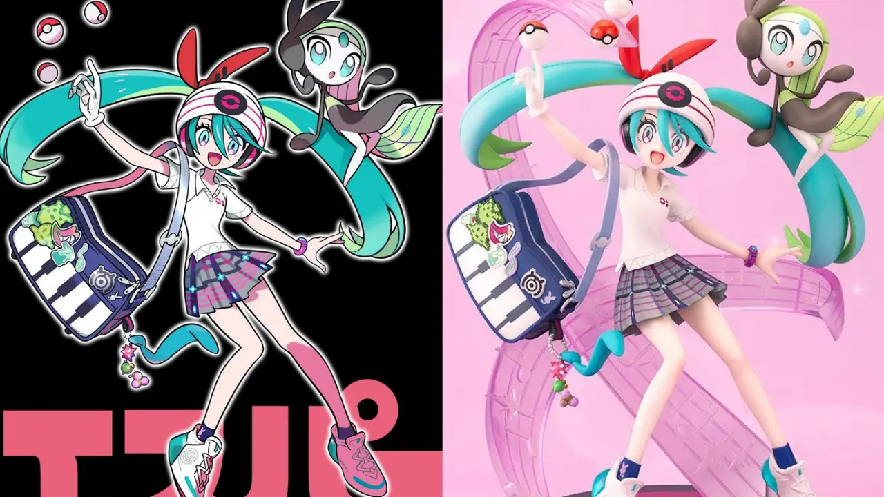 hatsune miku 18 harmony stage pokemon statue 0