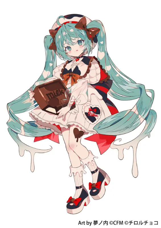 hatsune miku tirol collab art 1