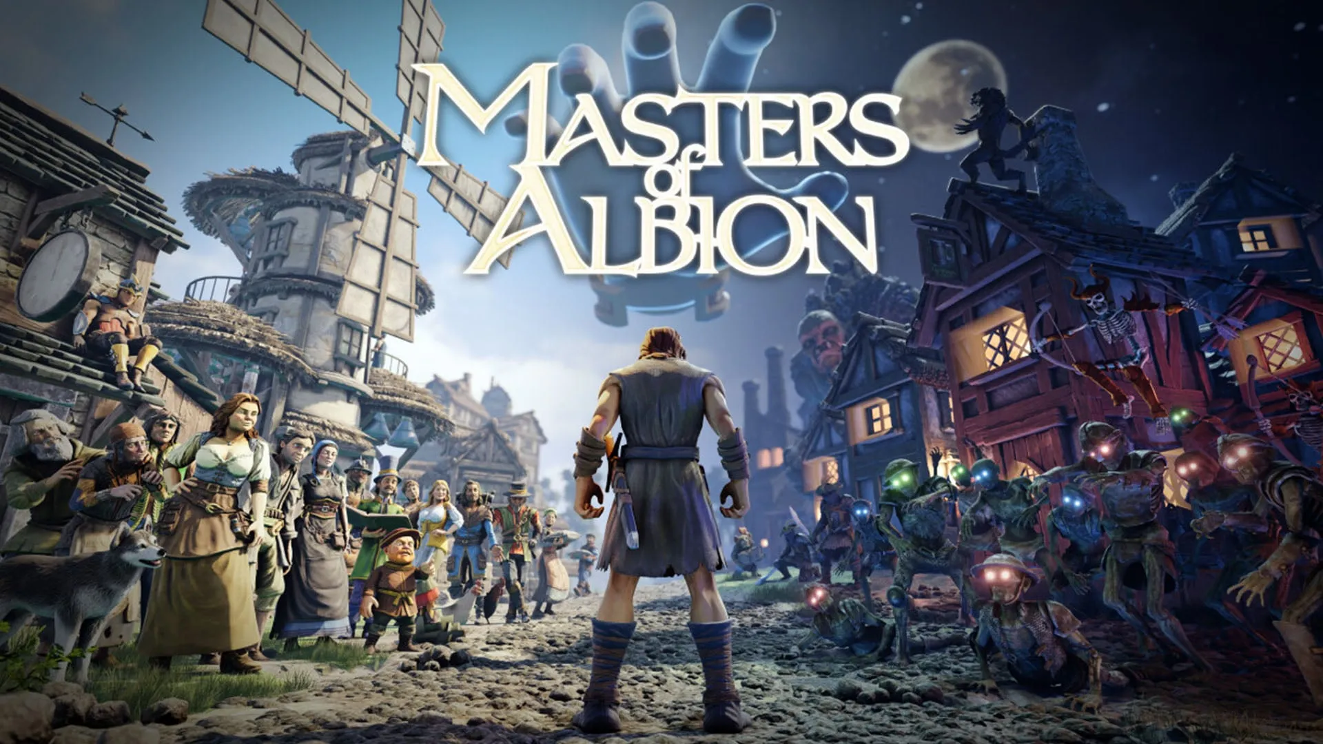 masters of albion key art