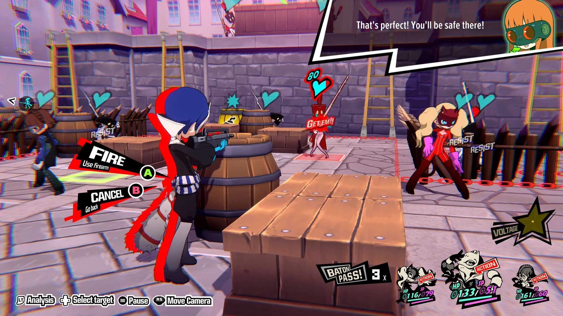 persona 5 tactica screenshot