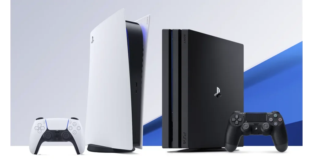 playstation 5 and 4