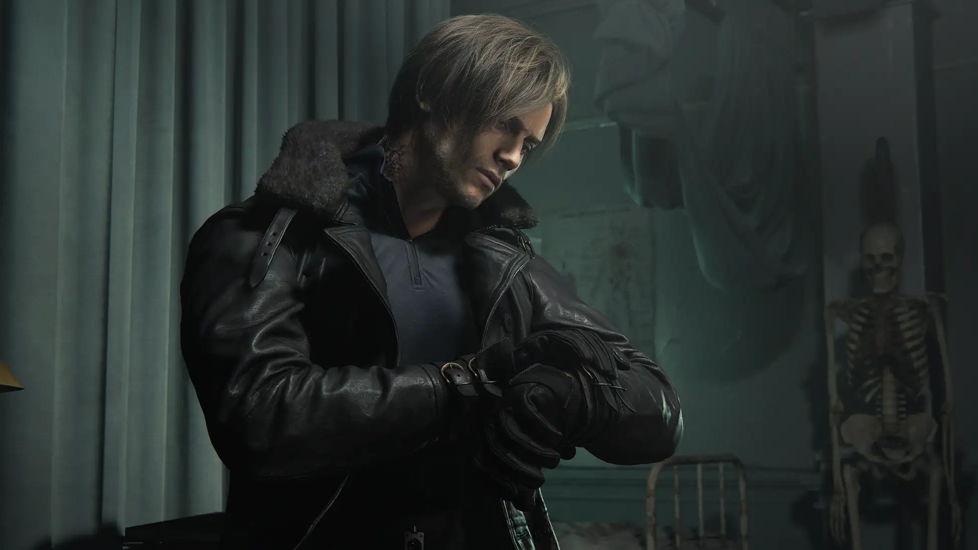 resident evil requiem leon screenshot