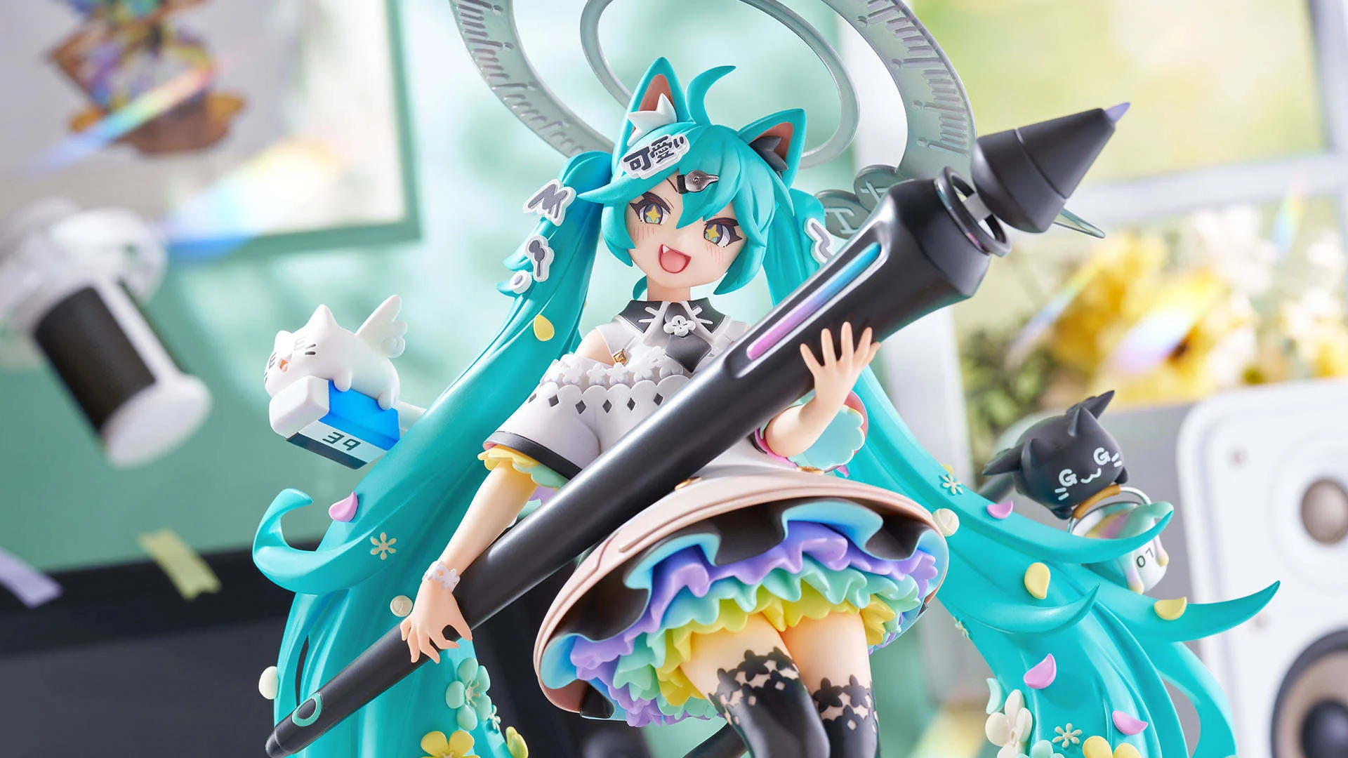 Hatsune Miku x Saito Naoki I made a Hatsune Miku figure Drawing version 17 scale figure 3