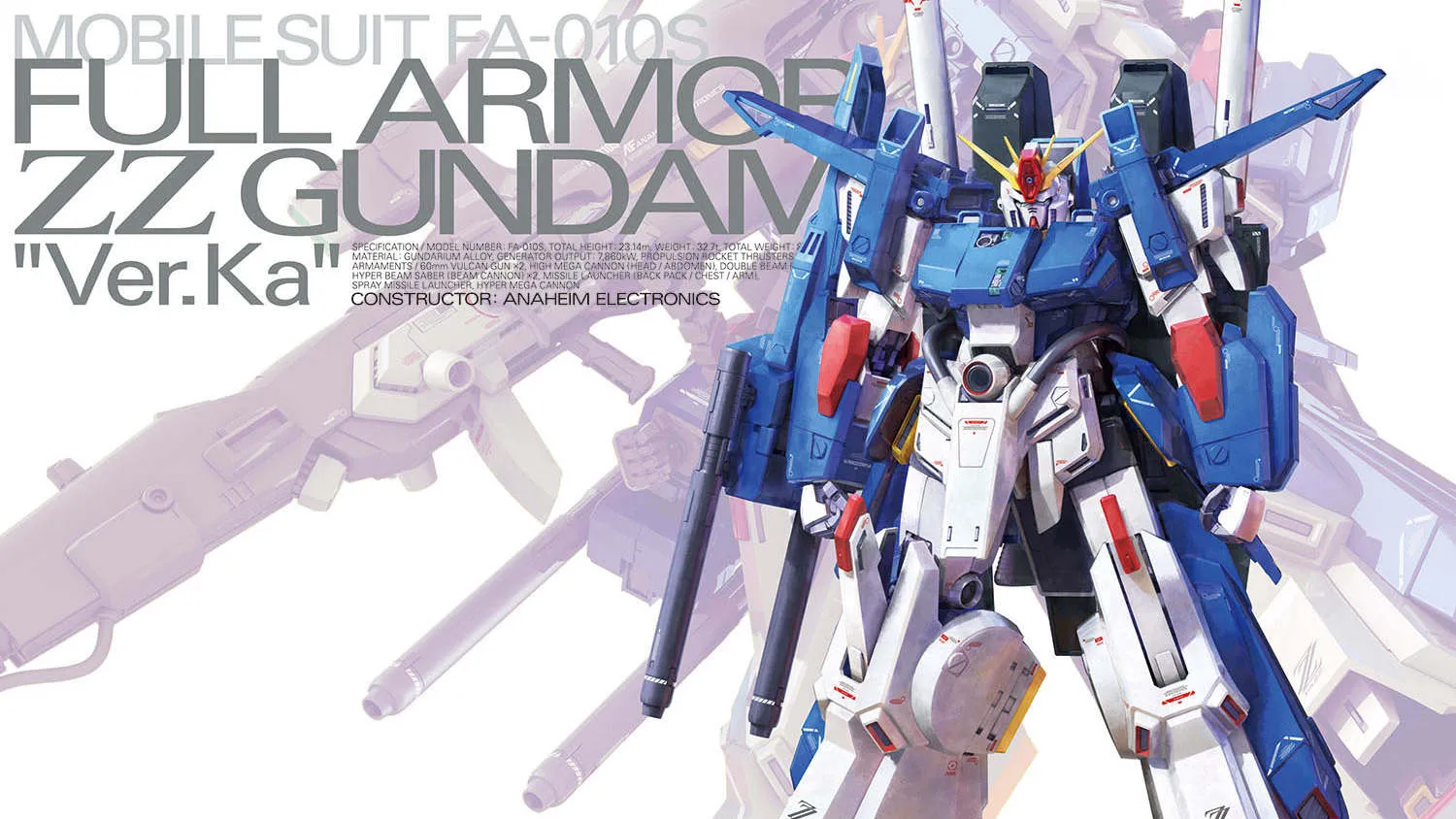MG 1100 Full Armor ZZ Gundam Ver.Ka gunpla 13