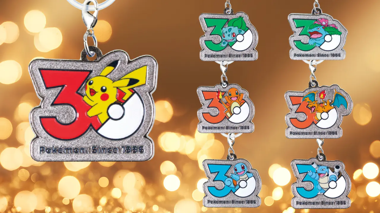 Pokémon 30th Anniversary Metal Charm Collection 0