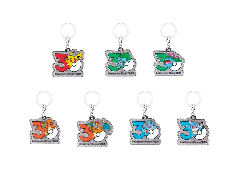 Pokémon 30th Anniversary Metal Charm Collection 1