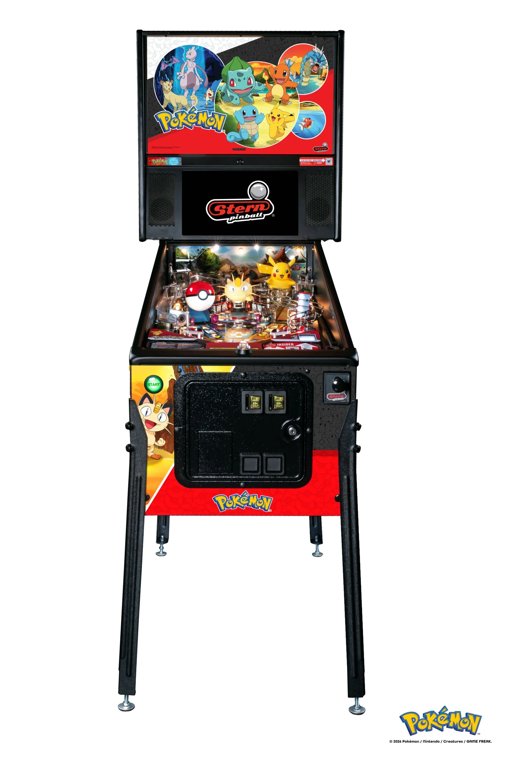 Official Pokémon Pinball Machines Revealed by Stern