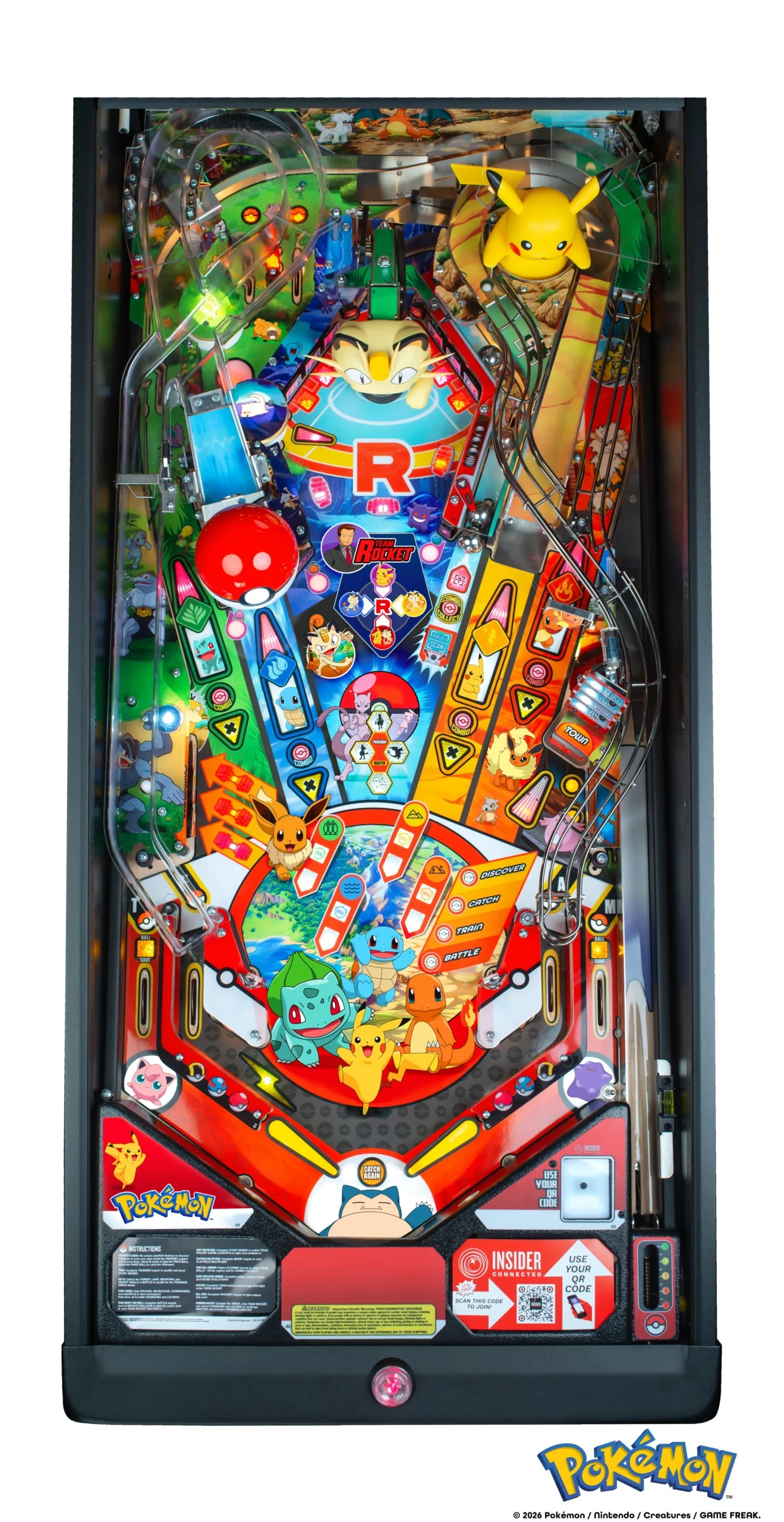 Official Pokémon Pinball Machines Revealed by Stern