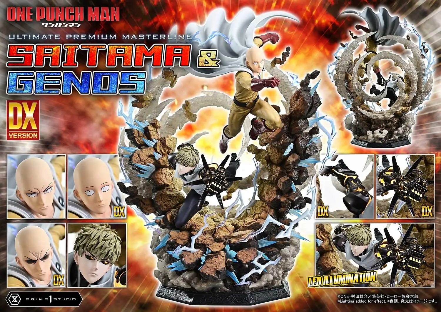 Prime 1 Saitama and Genos Statue 21