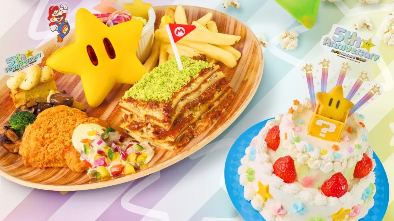 Super Nintendo World 5th Anniversary Merch