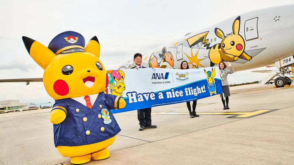 ana pokemon air adventures pikachu planes