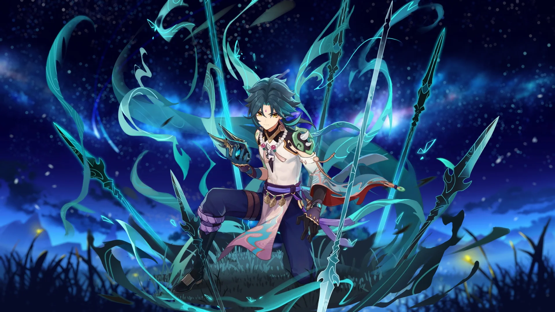 genshin impact xiao character art 1