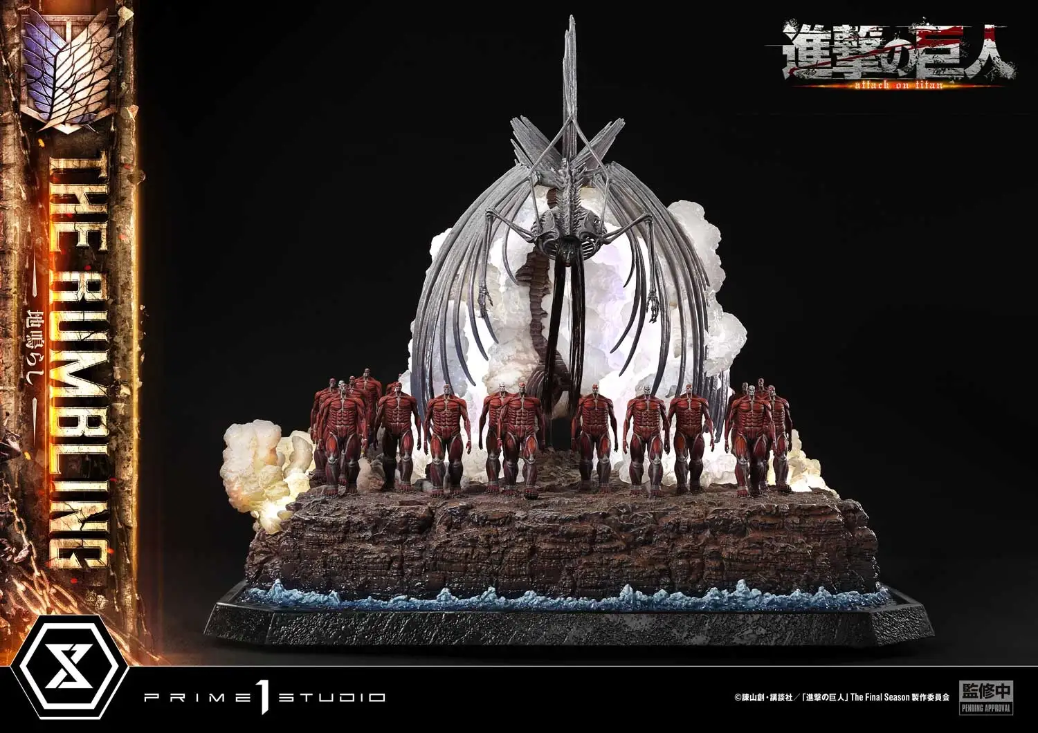 prime 1 attack on titan rumbling statue 11
