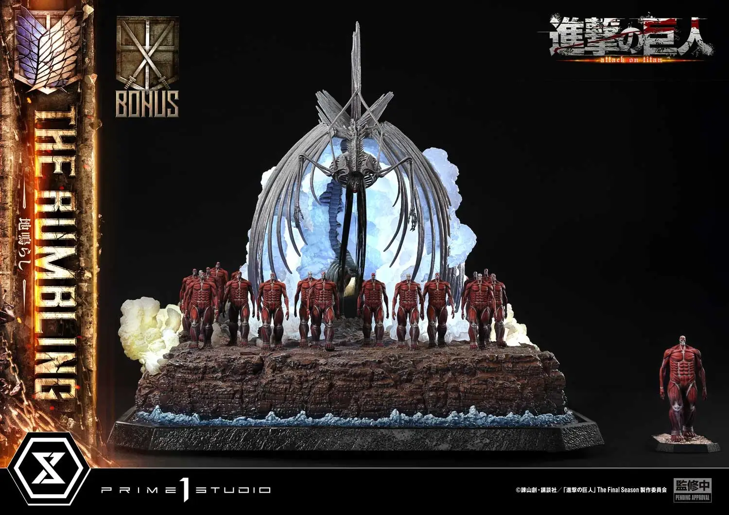 prime 1 attack on titan rumbling statue 14