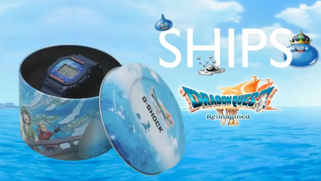 ships dragon quest casio g shock watch 8