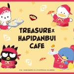 TREASURE × Hapidanbui Collaboration Cafe in Tokyo and Osaka 2026