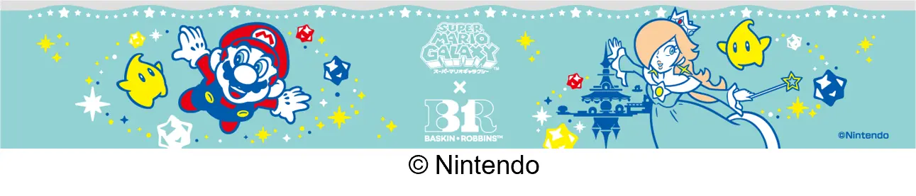Baskin Robbins x Super Mario Galaxy Collab 10