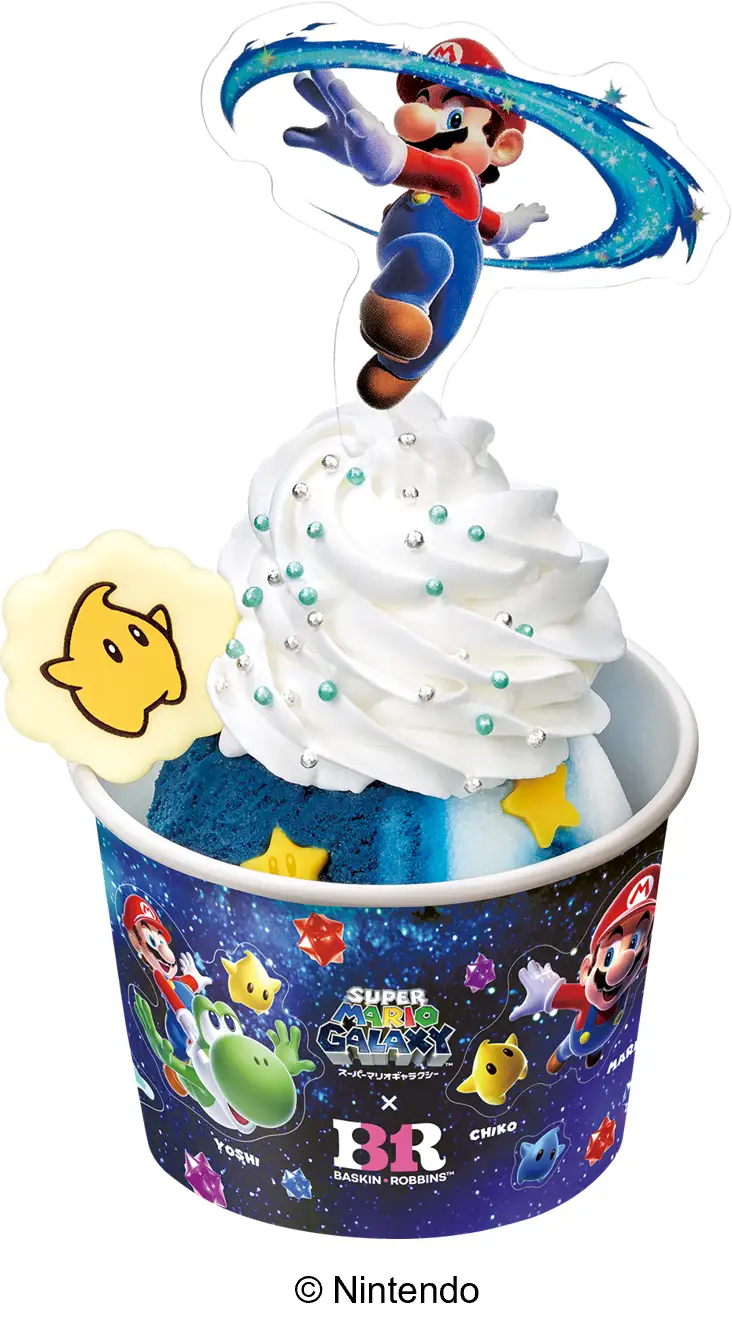 Baskin Robbins x Super Mario Galaxy Collab 12