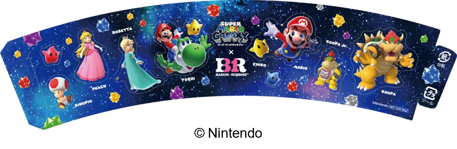 Baskin Robbins x Super Mario Galaxy Collab 13