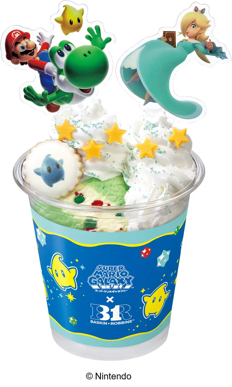 Baskin Robbins x Super Mario Galaxy Collab 15