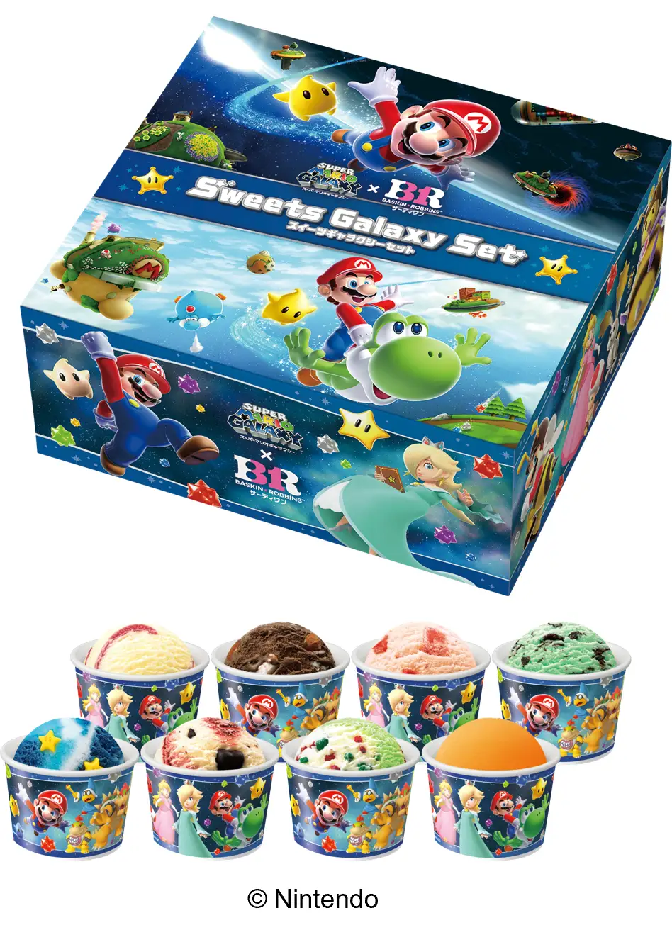 Baskin Robbins x Super Mario Galaxy Collab 18