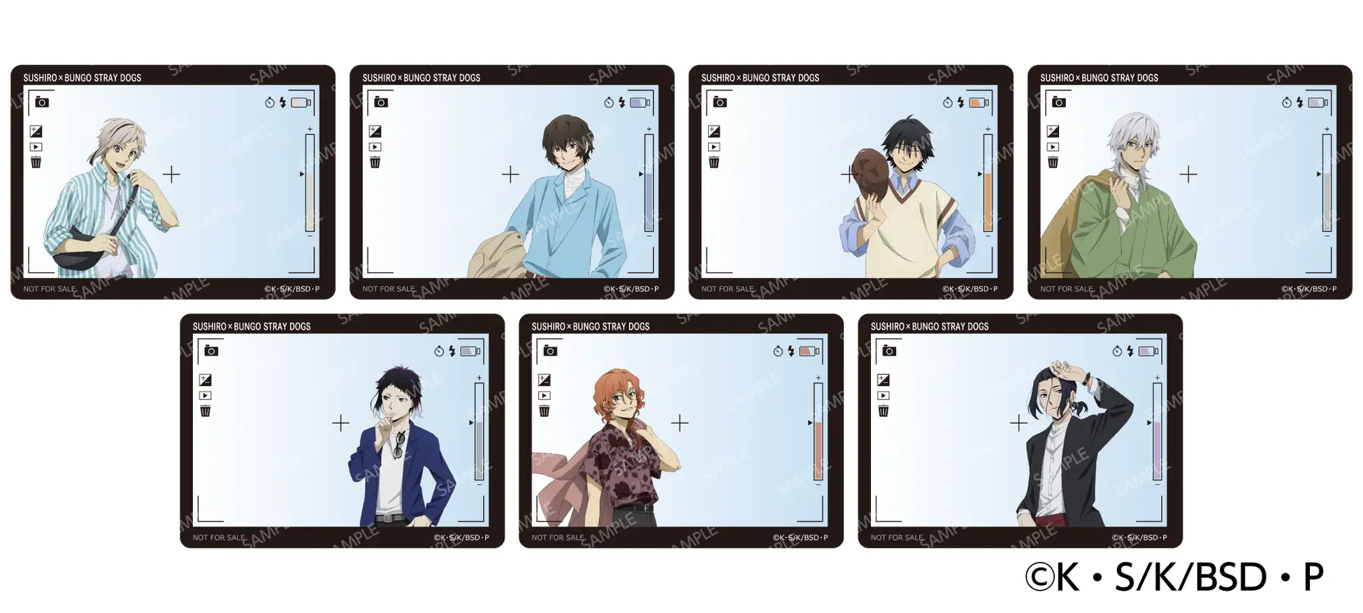 Bungo Stray Dogs x Sushiro Collab 7