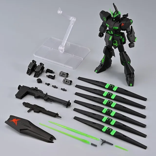ENTRY GRADE 1144 ν Gundam & Fin Funnel [Recirculation Color Neon Green] Paperless gunpla 1