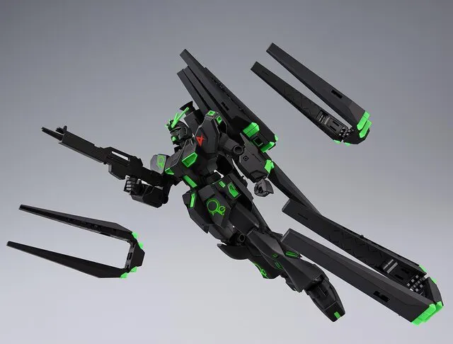 ENTRY GRADE 1144 ν Gundam & Fin Funnel [Recirculation Color Neon Green] Paperless gunpla 4