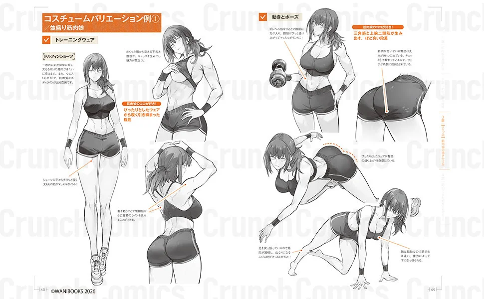 How to Draw Muscle Girls for the First Time 2