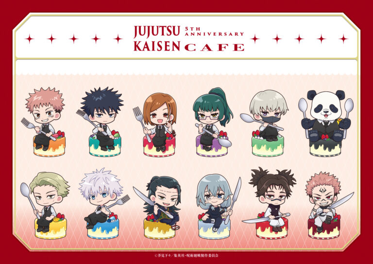 Jujutsu Kaisen 5th Anniversary Cafe at Sweets Paradise 1