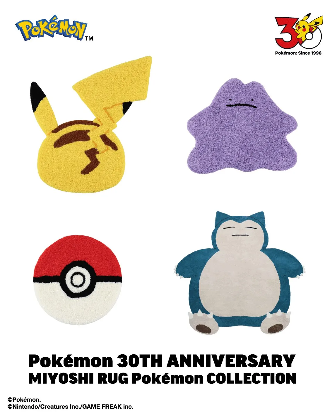 MIYOSHI RUG pokemon anniversary 5