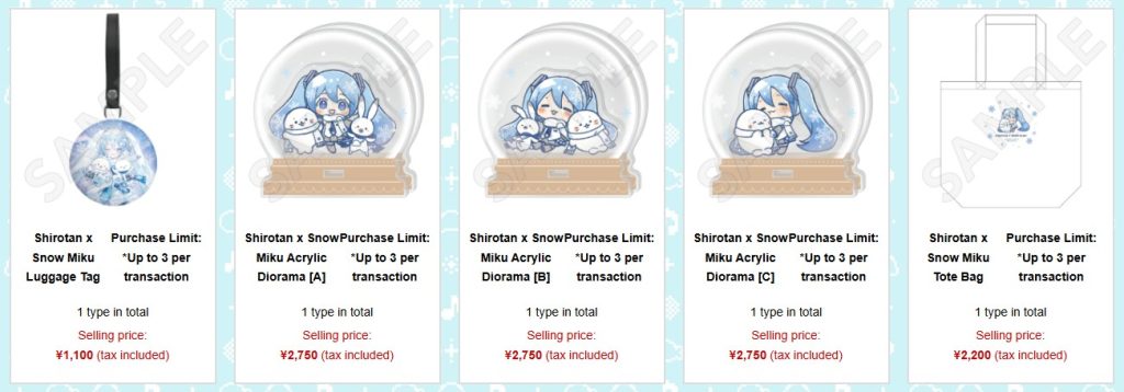 Miku x Shirotan Pop Up Shop 13