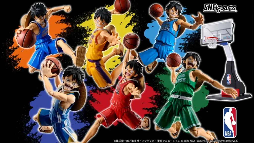Pre-orders Open for First Wave of ONE PIECE x NBA S.H.Figuarts Figures