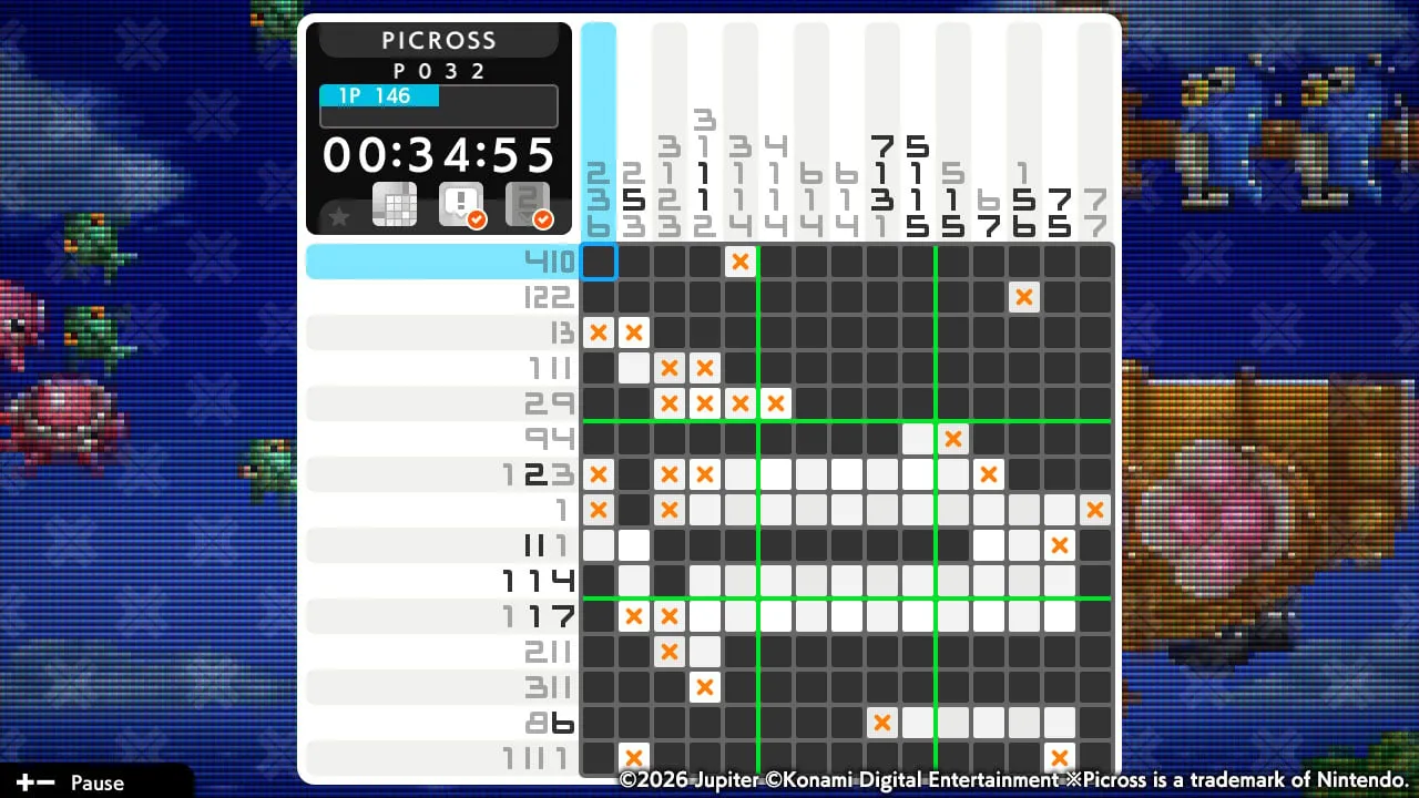 PICROSS S KONAMI ANTIQUES 7