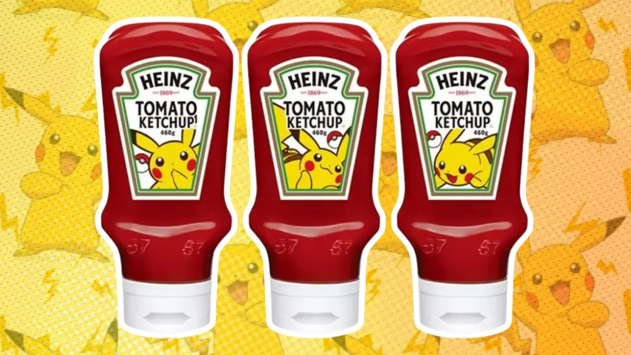 Pikachu Ketchup Bottles