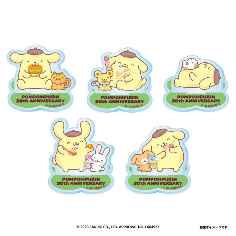 Pompompurin 30th Anniversary Cafe 13