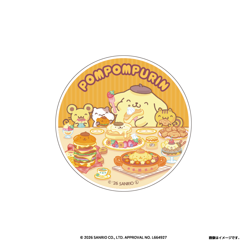 Pompompurin 30th Anniversary Cafe 16