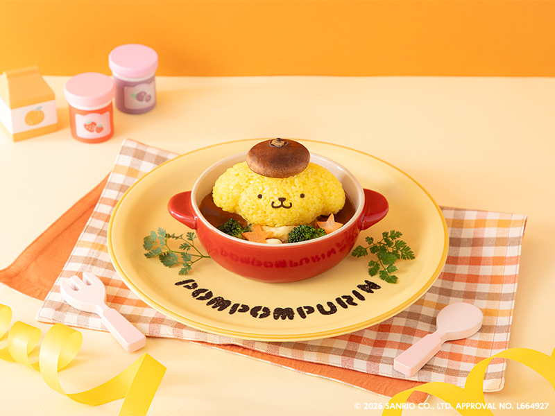 Pompompurin 30th Anniversary Cafe 3