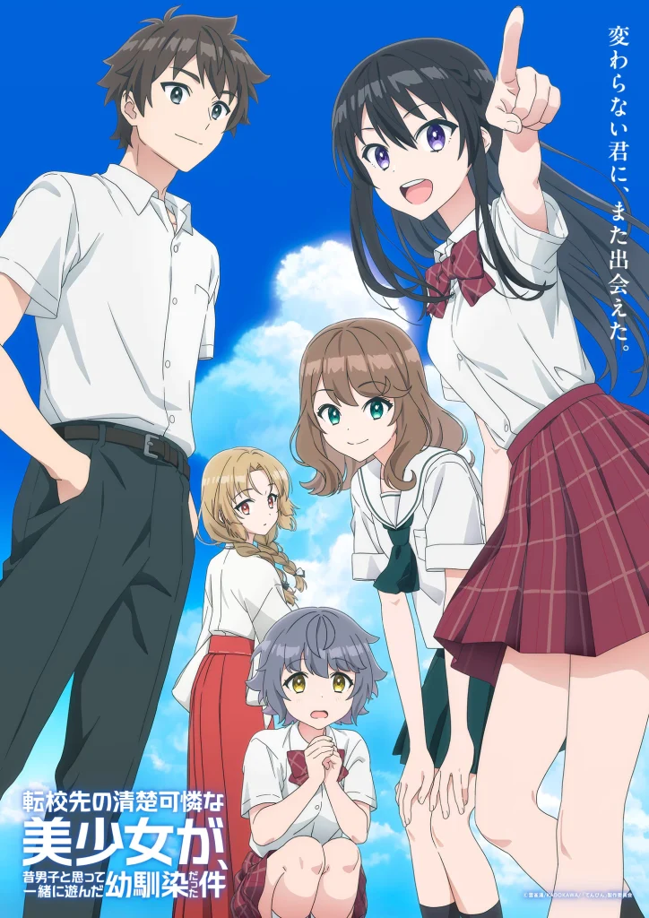 Tenko saki anime key art