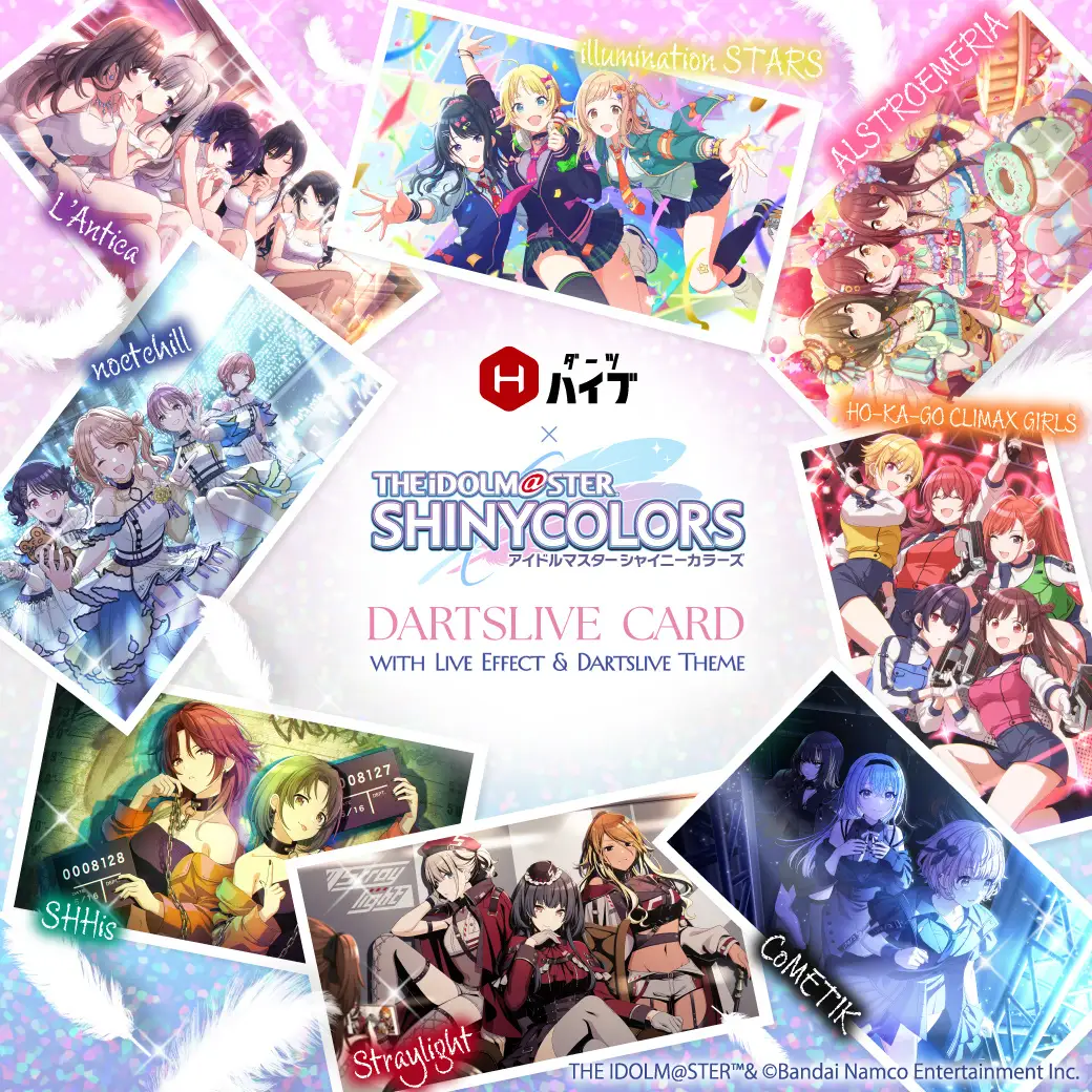 The Idolmaster Shiny Colors and Darts Hive Collab 2