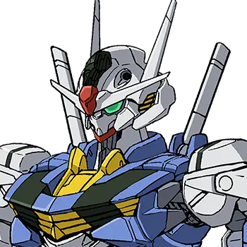 aerial gundam head art